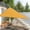 Orange, variant on Triangle Sun Shade Sail Canopy Sand for Patio Garden Yard Deck Pergola(Sky Blue)