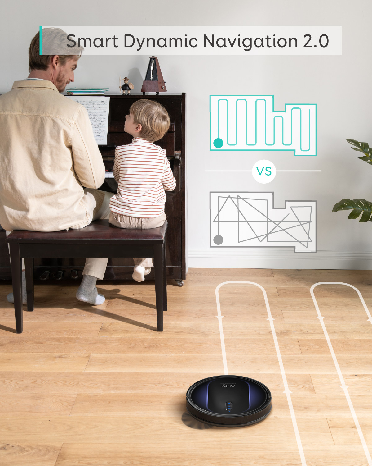 eufy Clean by Anker RoboVac G32 Pro Robot Vacuum with Home Mapping, 2000 Pa Strong Suction, Wi-Fi enabled, Ideal for Carpets, Hardwood Floors, and Pet Owners, Supports Only 2.4Ghz Wi-Fi - image 3 of 15