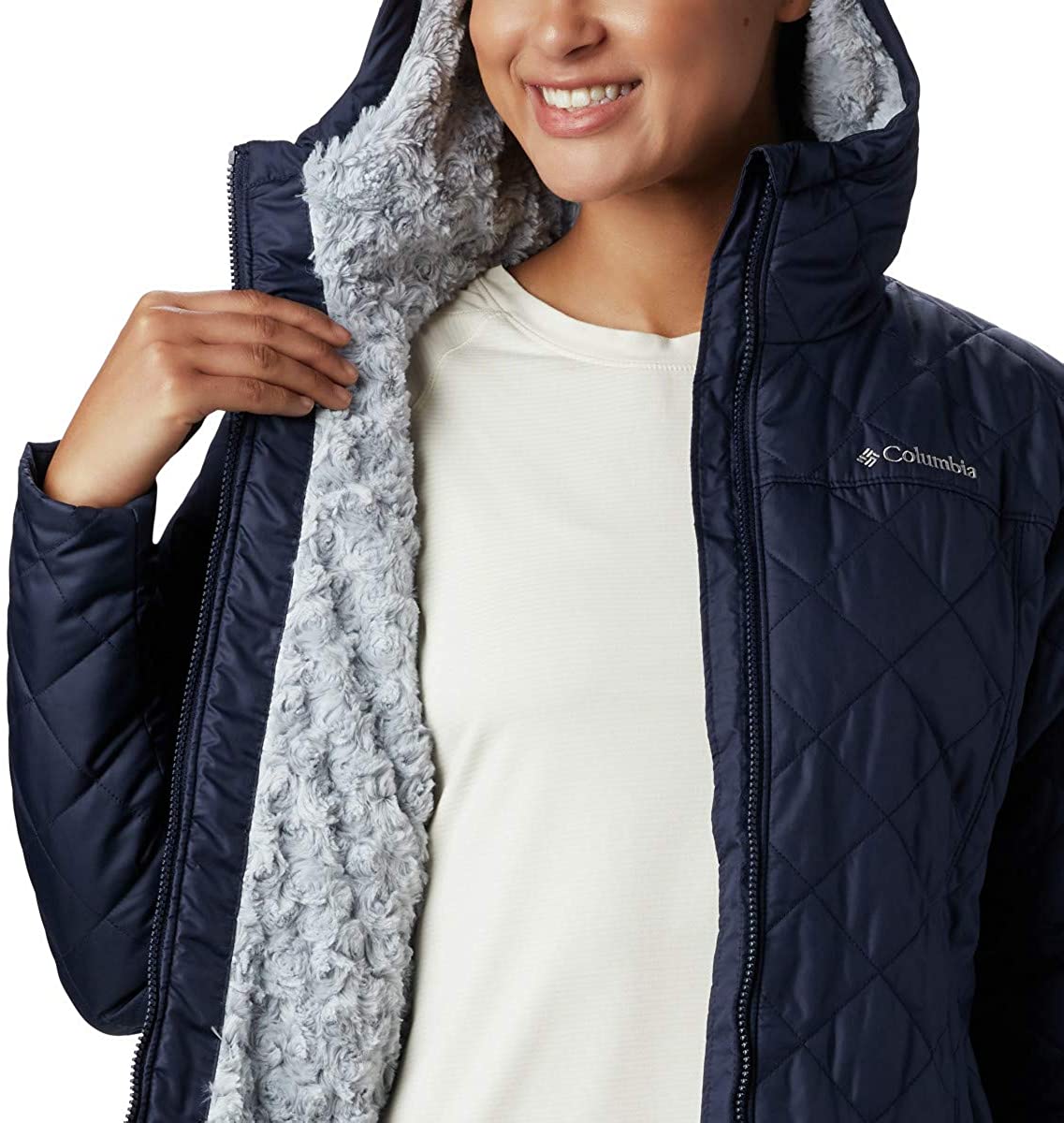 Columbia Womens Copper Crest Hooded Jacket - Walmart.com