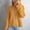Yellow, variant on jjayotai Womens Sweater Clearance Women Casual Soild Long Sleeve Button Knit Pullover V-neck Sweater Coat