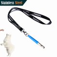 thumbnail image 1 of Metal Dog Whistle Adjustable Frequency High Pitch Training Aide for Avoid Bad Behavior,Stop Barking,Fetch,Sit, 1 of 7