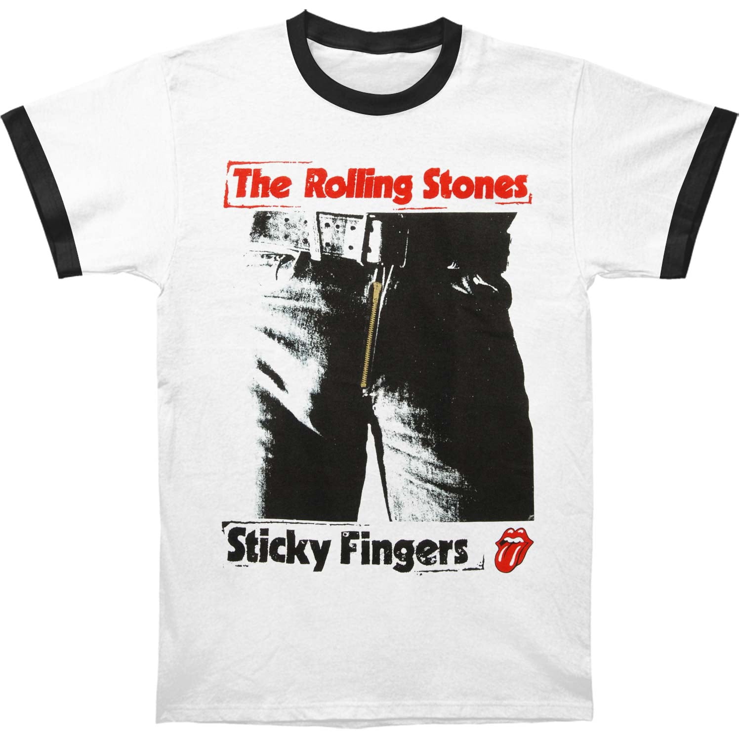 Rolling Stones Rolling Stones Men's Sticky Fingers Ringer Tshirt XX