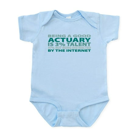 

CafePress - Good Actuary Infant Bodysuit - Baby Light Bodysuit Size Newborn - 24 Months