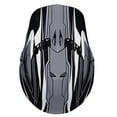 thumbnail image 3 of Raider GX3 Motocross Dirt Bike Youth Helmet DOT Approved - Black /Silver - YL, 3 of 4
