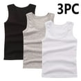 thumbnail image 4 of GERsome 3 Pack Girls and Boys' Tank Undershirt Sleeveless Tank Tops Assorted Colors Round Neck Cotton Tank Tops, Sizes 2-14 Years, 4 of 4