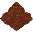 thumbnail image 3 of 42 3/4"W x 28 7/8"H x 1"P Ashford Ceiling Medallion, Hand-Painted Firebrick, 3 of 5