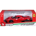 thumbnail image 4 of Ferrari LaFerrari F70 Red with Black Wheels 1/18 Diecast Model Car by Bburago, 4 of 4