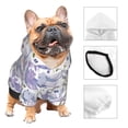 thumbnail image 3 of KLL Lavender Flowers for Basic Dog Hoodie - Pet Hoodie Sweater with Leash Hole - Cute Dog Sweatshirt - Pet Clothes Hooded Sweatshirt for Dog & Cat -X-Large, 3 of 8