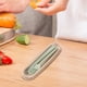 thumbnail image 1 of Juego de vajilla de acero inoxidable | Cuchara, tenedor, palillos de 3 piezas | Duradero, Apto para lavavajillas, Acabado elegante | Versátil para Cenas en Casa, Uso al Aire Libre | Elección de, 1 of 5
