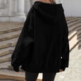 thumbnail image 4 of Enjoytime Womens Zip Up Hoodies Solid Color Long Sleeve Hooded Jacket 2026 Fall Winter Fleece Trendy Casual Sweatshirt, 4 of 8