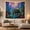 Drinking Dinosaur, variant on Two Sauropods in Turquoise Water with Waterfalls, Serene Fantasy for Dinosaur Lovers, Prehistoric Decor, Birthday Gift, Tapestry Wall Hanging for Bedroom and Dorm