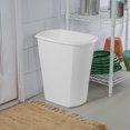thumbnail image 4 of 2025 New Choice,Sterilite 10 Gal.Rectangular Wastebasket, Plastic, Kitchen,White, 4 of 5