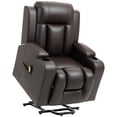 thumbnail image 1 of HOMCOM Fauteuil Inclinable Releveur Électrique pour Aînés avec Porte-Gobelets, 1 of 10