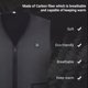 thumbnail image 5 of Chaleco calefactable, chaleco con termostato inteligente recargable, cuello en V, impermeable, lava yeacher XXXL, 5 of 7