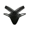 thumbnail image 6 of Sdeycui 4PC Women's Thongs, T Back Low Waist See Through Panties Stretch Seamless Lace Thongs for Women, 6 of 6