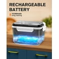 thumbnail image 2 of Docusvect Cordless Electric Lunch Box for Adults, Heated Lunch Box Battery Powered with Automatic Heating, 1.3L Portable Food Warmer with Removable Tray Divider, 2 of 6