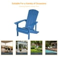 thumbnail image 5 of ACEGOSES 4 Pcs Adirondack Chair Weather Resistant for Patio Garden, Backyard,Porches and Indoors,Navy Blue, 5 of 5