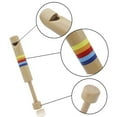thumbnail image 3 of 2X Wooden Flute Instruments Pulling Diacritical Wooden Flute Early Musical Instrument for Adults, Children, Music Lovers, 3 of 6