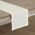 thumbnail image 2 of Tapete de mesa Solino Home Linen, color marfil, 274 cm de largo, 100% lino puro, 2 of 6