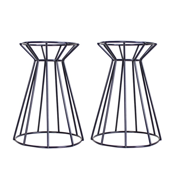 2Pcs Air Plant Holder Home Iron Art Plant Stand Creative Plant Display Rack