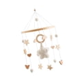 thumbnail image 2 of Móvil para cuna de bebé, campana colgante para cama, juguete colgante, campana para cama de bebé, juguetes Montessori creativos para bebés recién Estrella beige, 2 of 9
