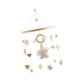 thumbnail image 2 of Móvil para cuna de bebé, sonajeros para recién nacidos, carillón de viento de madera móvil, campana de cama para cuna, juguetes Montessori de dibujos Estrella beige, 2 of 9