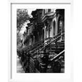 thumbnail image 2 of Art.com Stoops on 19th Century Brooklyn Row Houses Photographic Print by Karen Tweedy-Holmes, White Frame Wall Art, 17" x 21", 2 of 5