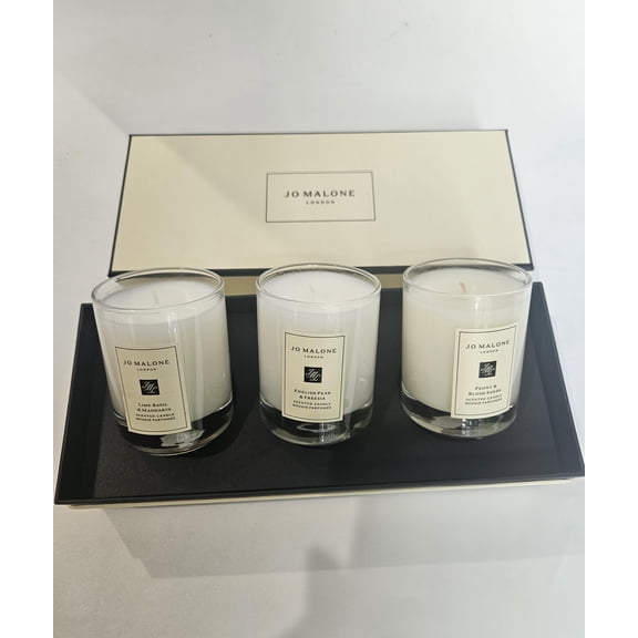 Jo Malone Travel Candle Trio: Lime basil, English Pear, Peony
