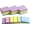 Pastel 3x3, variant on Heluo.Zu 24 Pads Sticky Notes 3x3,Self-Stick Mini Notepad 74 Sheet/Pad Total 1776 Sheets,Bright