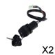 thumbnail image 1 of Juego De Llaves De Interruptor De Encendido De Cable 2x4 50cc 70cc 90cc Apto Para Bicicleta Eléctrica Scooter 2 piezas, 1 of 8