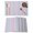 Pink Blue, variant on Colorful Striped Placemats Set of 8, Boho Rainbow Abstract Vertical Lines Placemats for Dining Table, Place Mats for Kitchen Tabletop, Waterproof Wipeable Dining Table Mats Set