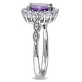 thumbnail image 5 of Everly Women's Alexandrite and Topaz 14k White Gold Ring, 5 of 8
