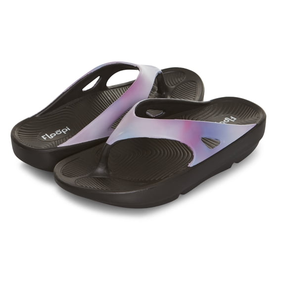 Floopi Womens Sandals LightWeight Thong Sandal for Women Ladies Sport Sandal with Arch Support, Waterproof Beach Flip Flops for Women