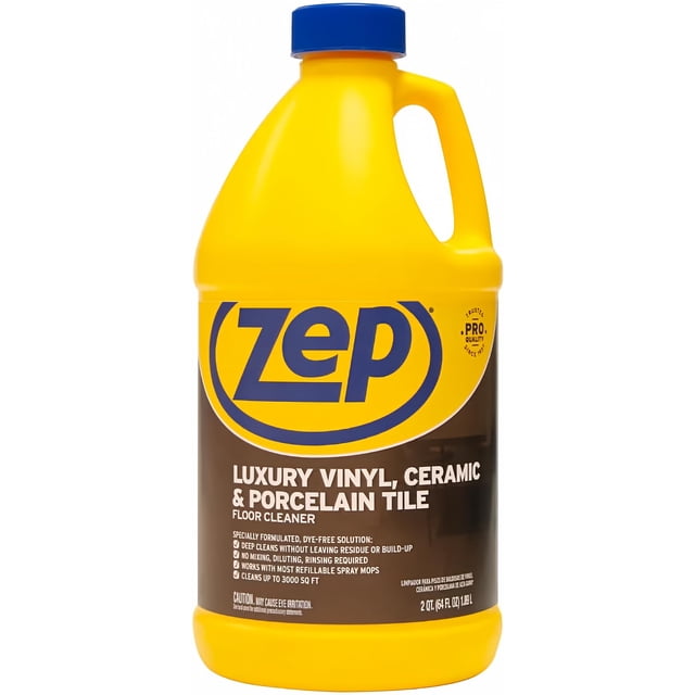 Limpiador de pisos Zep Luxury de vinilo, cerámica y porcelana, 1,89 L