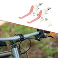 thumbnail image 6 of GARENDE 2 Pieces Bike Brake Lever Three Finger Compatibility Replacement Accessories White and Pink, 6 of 9