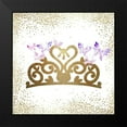 thumbnail image 2 of Allen, Kimberly 15x15 Black Modern Framed Museum Art Print Titled - Princess Heart 2, 2 of 5