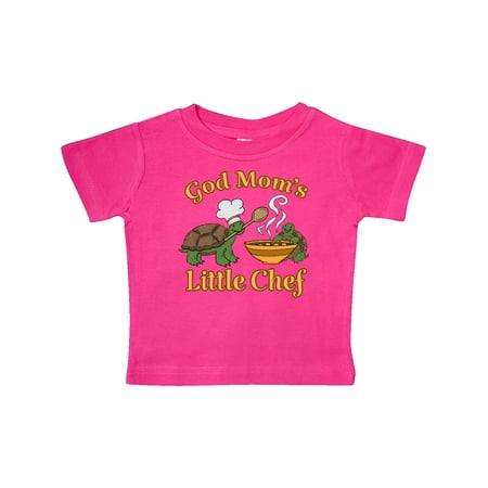

Inktastic God Mom s Little Chef with Cute Turtles Gift Baby Boy or Baby Girl T-Shirt