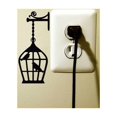 thumbnail image 1 of Yuarrent Pegatinas para interruptor de luz de jaula de pájaros de dibujos animados, pegatinas removibles para interruptor de pared para Decoración del hogar, 1 of 3