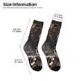 thumbnail image 2 of Naloa Leopard On Tree Branch Kids Socks Unisex Kids and Toddlers' Crew Socks, ,1 Pairs, 2 of 5
