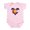 Petal Pink, variant on CafePress - Vintage Colorado State Flag Heart Body Suit - Baby Light Bodysuit, Size Newborn - 24 Months