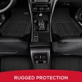 thumbnail image 4 of Rubbermaid Car Floor Mats,Heavy Rubber Car  Mats Set, Non-Slip,  Easy to Clean, Universal Fit for Cars, Trucks & SUVs, Black, 4 of 7