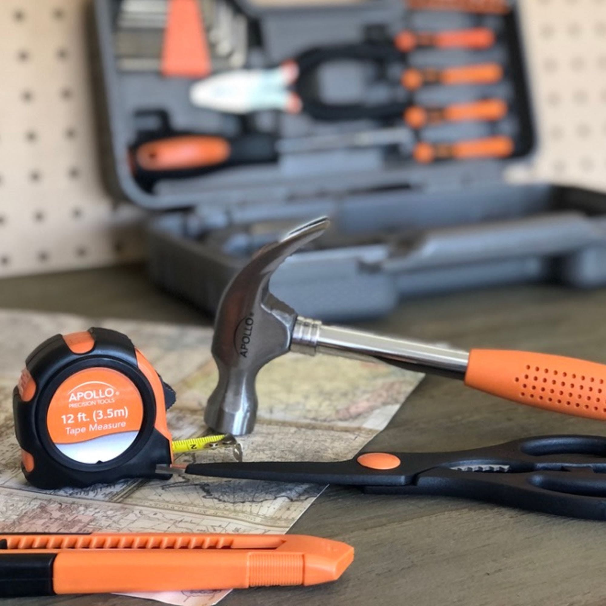 Apollo Tools 39 Piece General Tool Kit - DT9706 ORANGE