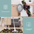 thumbnail image 6 of Black Colorful Flower Sunflower Pattern Kitchen Rugs Sets Of 3,Kitchen Runner Rugs Non Skid Washable,Decorative Kitchen Floor Mats for Kitchen,Sink,Laundry,17"x30"+ 17"x47" + 17"x59", 6 of 6