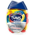 thumbnail image 4 of TUMS Chewy Bites Chewable Antacid Tablets with Gas Relief, Lemon/Strawberry, 54 Count, 4 of 6