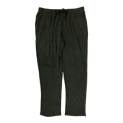 Natori Women's Ankle Length Soft Stretch Knit Lounge Pant (Heather Black, XL)