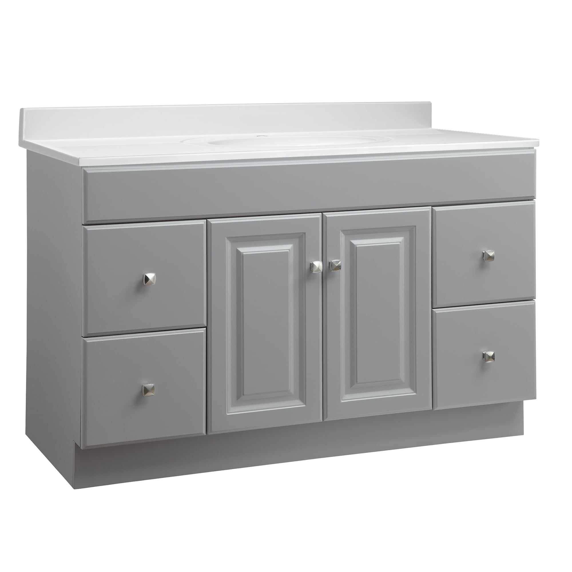 Design House Wyndham 49 inch Unassembled 2Door 4Drawer Bathroom
