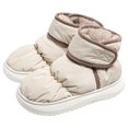 thumbnail image 5 of Zapatillas de algodón impermeables para mujer, botas de nieve de invierno para exterior, interior, hogar, felpa cálida, zapatos de algodón para pareja para hombre, 5 of 5