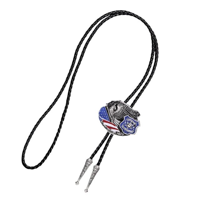 Corbata de bolo occidental Baoblaze American Coastguard para hombres 01