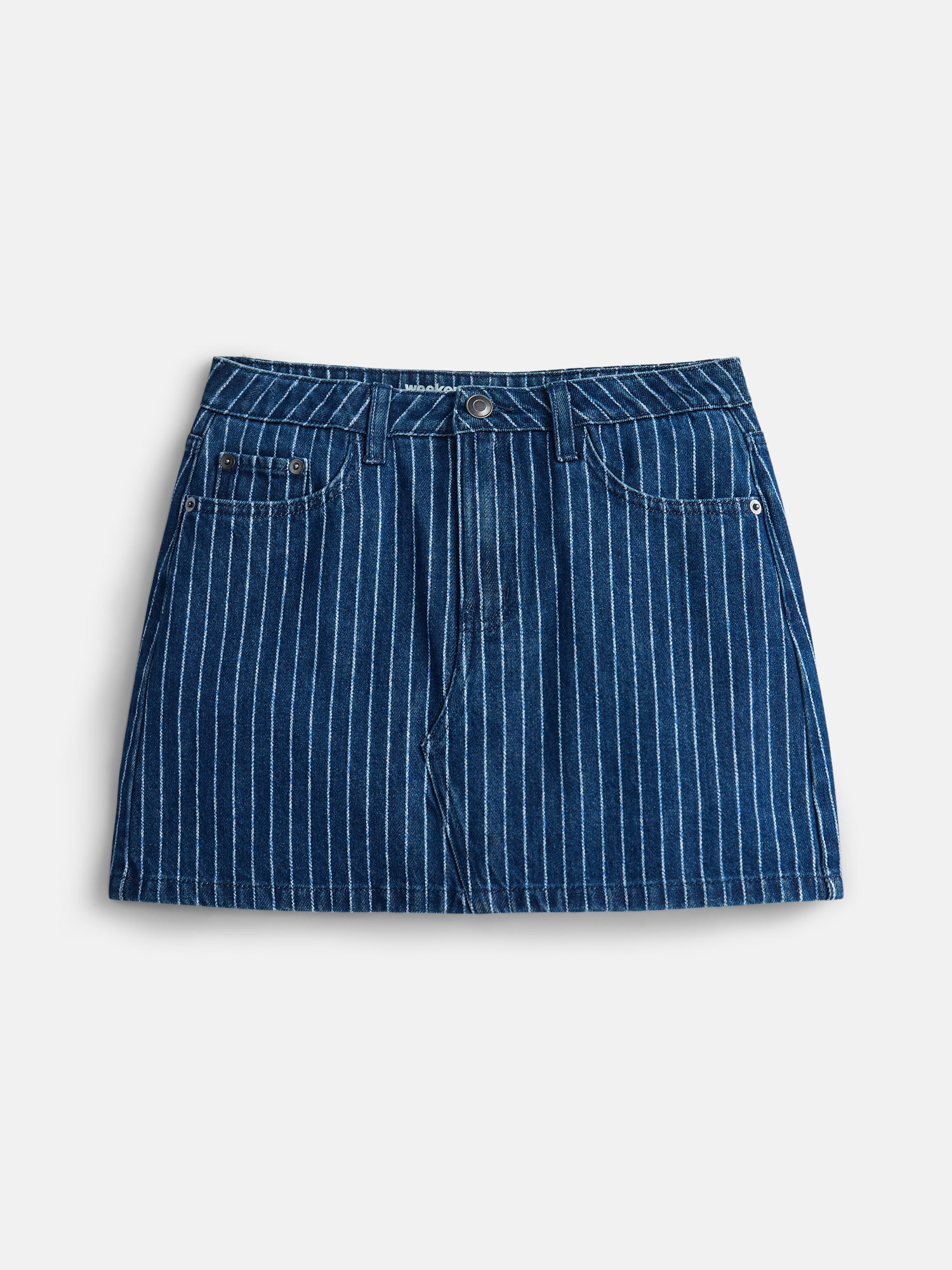 Weekend Academy Girls Striped Denim Skirt, Sizes 4-18