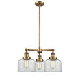 thumbnail image 6 of Innovations Lighting 207 Large Bell Large Bell 3 Light 22" Wide Chandelier - White, 6 of 7